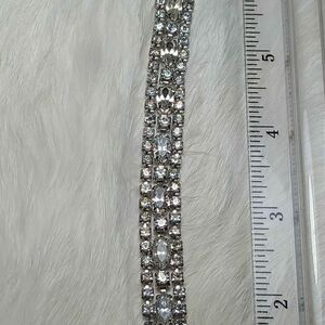 Dazzling Silver Crystal Bracelet